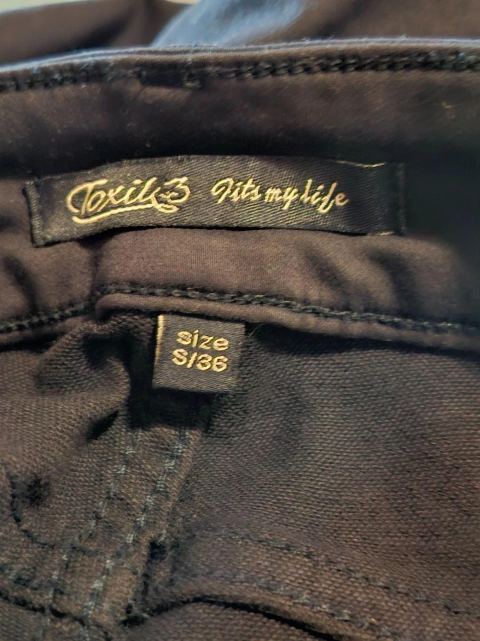 Donkerblauwe skinny jeans / Toxik3 – photo 3